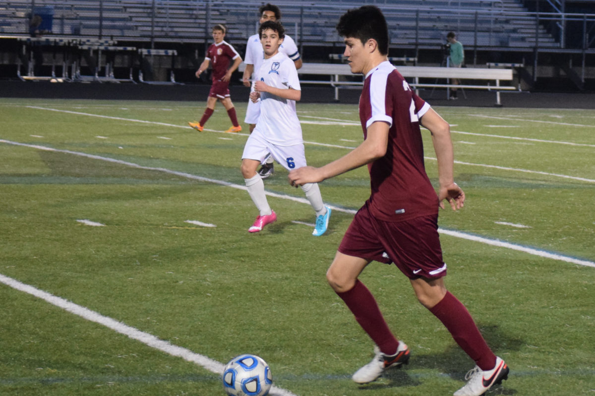 Broad Run sophomore Jose Trejo proved to be a thorn in Tuscarora's side during their game in Leesburg, constantly draw pressure from the Huskies. Full photo gallery by Owen Gotimer!