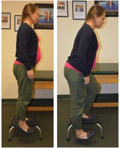 Physical Therapist performs dips