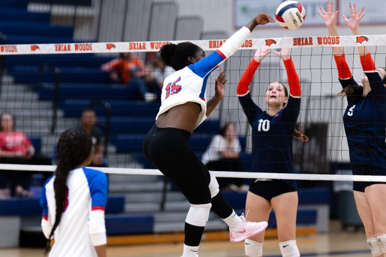 Volleyball: Riverside Survives Five Set Thriller Against Briar Woods Hadassah Dakin-Davis Riverside Volleyball