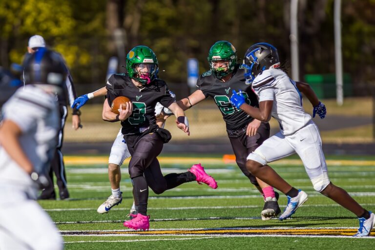 Football: Loudoun Valley Dominates Tuscarora in Halloween Matinee Ethan Lafollette Loudoun Valley Football