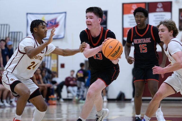 Boys Basketball: Heritage Dominates Broad Run in Battle of Region 4C’s Bests Masyn Miller Heritage Basketball