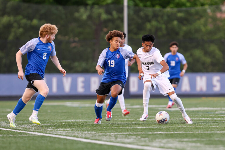 Boys Soccer: Freedom and Riverside Each Score Three in Potomac District Draw Luke Bakshi Freedom Boys Soccer