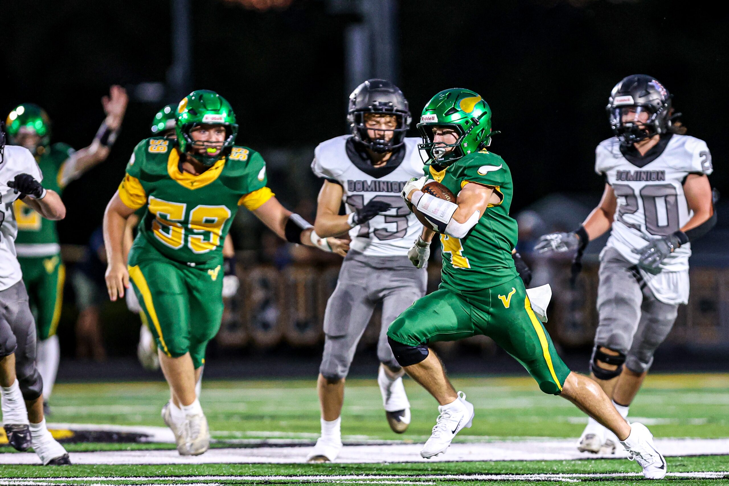 Football: Loudoun Valley Trounces Dominion to Remain Atop Dulles District