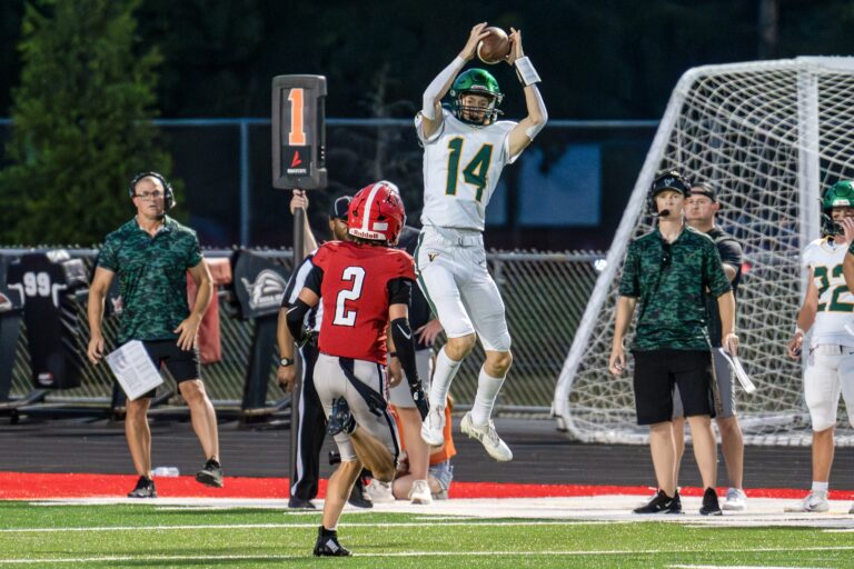 Football: Loudoun Valley Powers Past Heritage for Dulles District Win Liam Seeley Loudoun Valley Football
