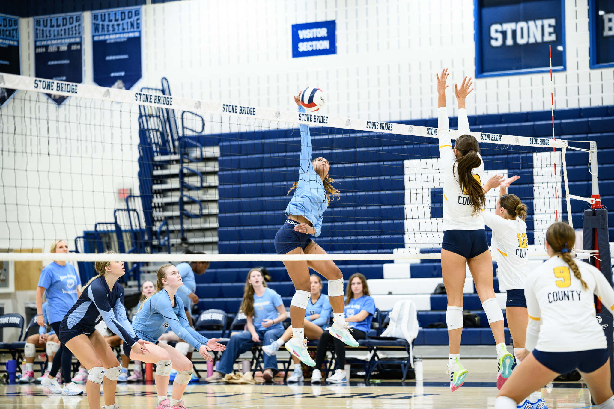 Girls Volleyball: Stone Bridge Pulls Off Reverse Sweep of Loudoun County