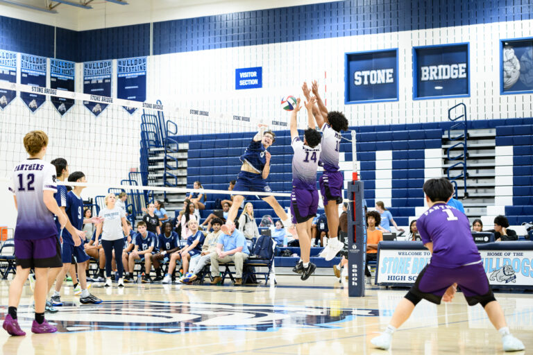 Boys Volleyball: Stone Bridge Blanks Potomac Falls Rakhman Alshimbayev Stone Bridge Boys Volleyball