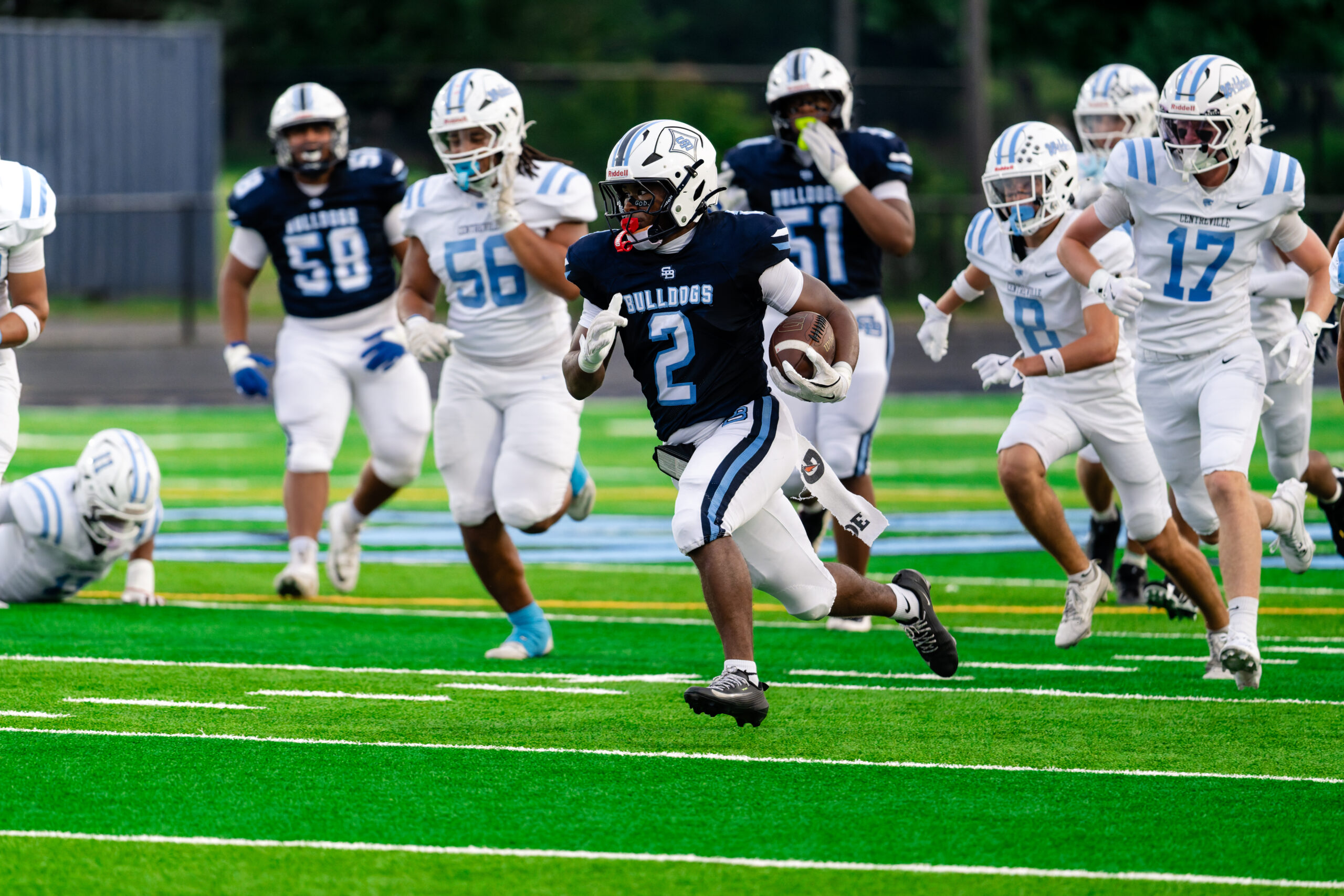 Football: Stone Bridge Downs Centreville in Non-League Game