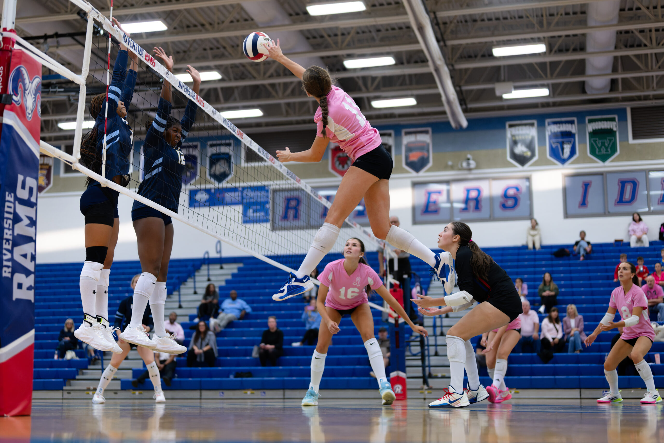 Ella Reed Riverside Girls Volleyball: Riverside Falls to Annapolis Area Christian on Dig ...